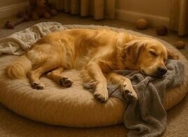 large dog bed